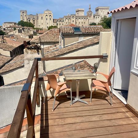 Le Toit D'Avignon - Intra-Muros - Terrasse Vue Palais Des Papes - Ideal Festival - Climatisation - Wifi Exterior photo